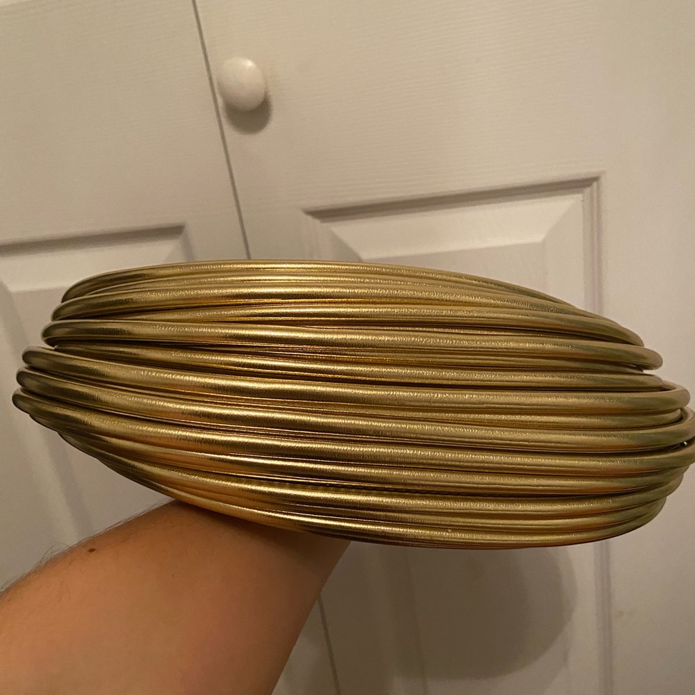Gold top handle bag - Picture 3 of 3